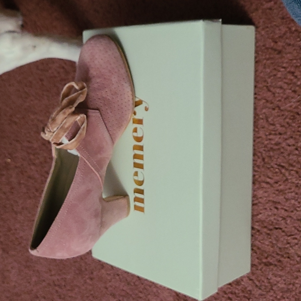 Memery shoes blush pink oaxfords